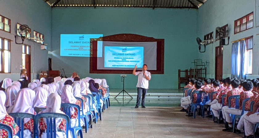 Sosialisasi UKBI (Uji Kemahiran Berbahasa Indonesia)