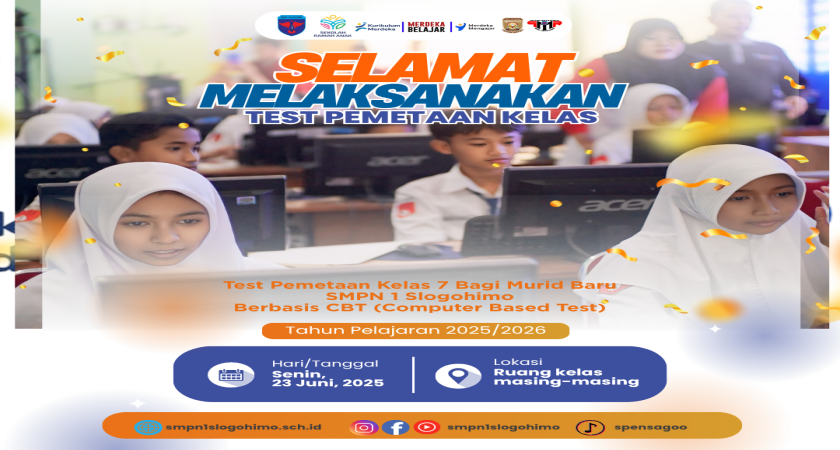 Test Pemetaan Kelas Melalui CBT (Computer Based Test)