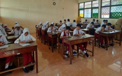 Pelaksanaan Tes Pemetaan Siswa Kelas 7 SMP Negeri 1 Slogohimo Tahun Ajaran 2025/2026
